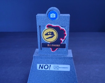 allosaurus paddock sign