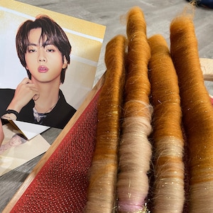 Rolags: Jin (BTS) inspired rolags 2.7 oz