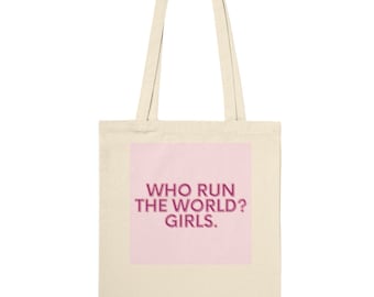 girl power tote bag, cute and trendy tote bag, tote bag aesthetic