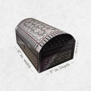 Ivory Inlay Handmade Royal Jewelry Box - Shakmageya