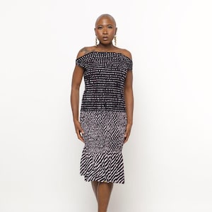 smock bodycon dress WOMEN'S SLEEVELESS COWL NECK SMOCK SIDE SLIT BODYCON MAXI DRESS