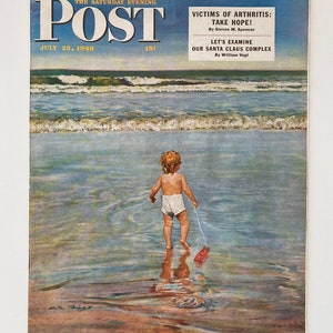 Vintage The Saturday Evening Post- magazine, 1949