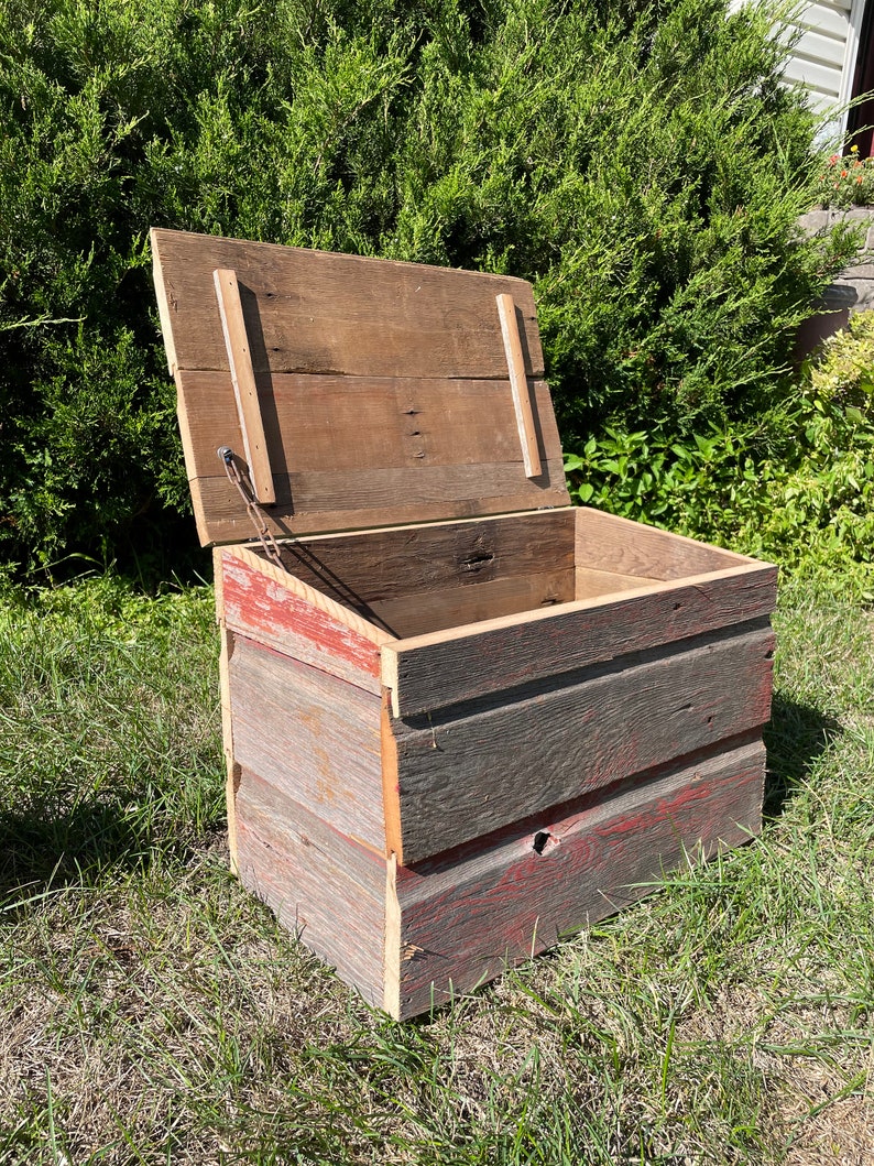 Barn Board Slant-top Box - Etsy