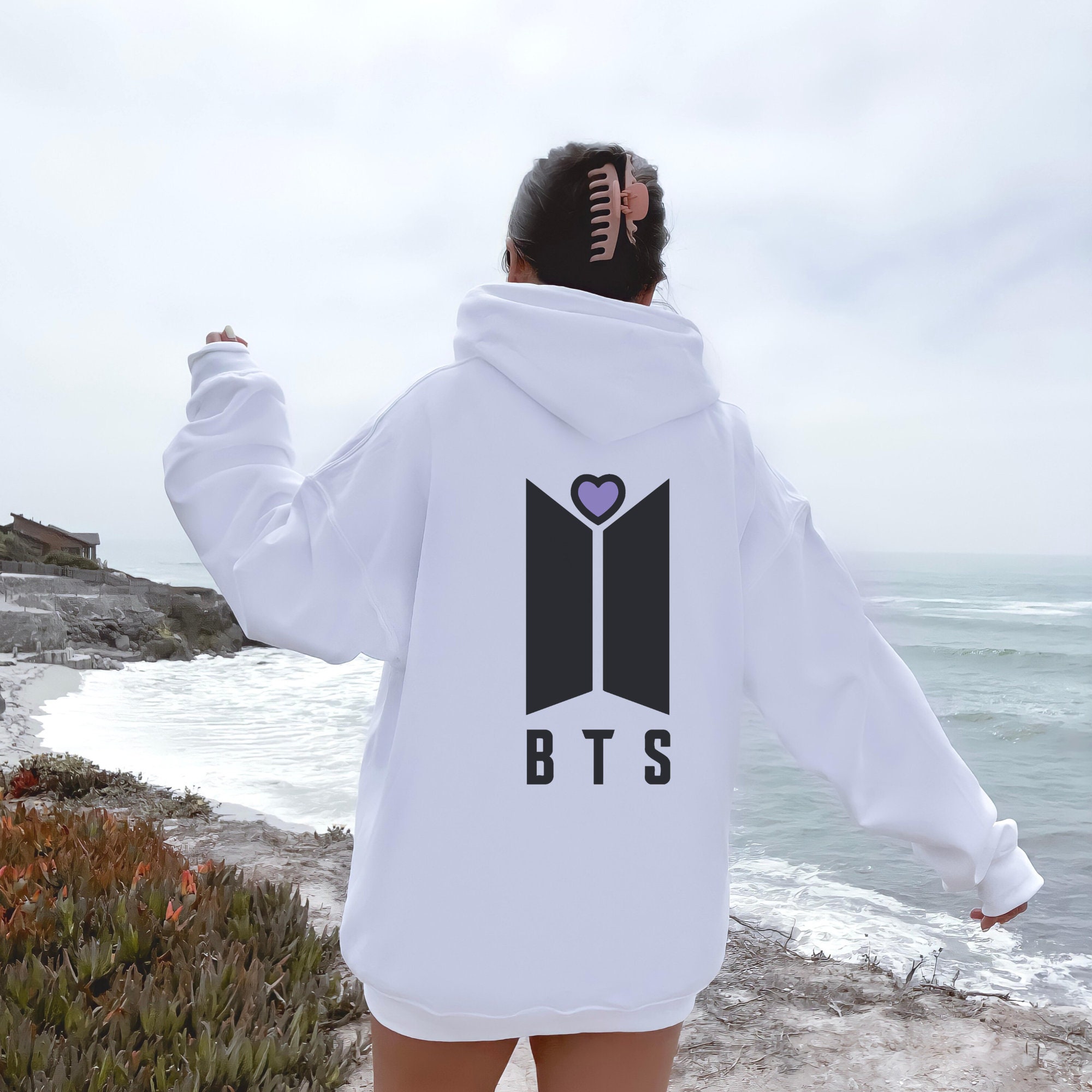 BTS Hoodie Bts Merch Bts Army Kpop Oversized Hoodie VSCO Girl - Etsy