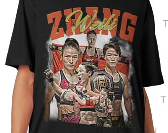 Sepecial Fighters Weili Zhang Shirt American Sport T-shirt Bootleg 90s Retro Sweatshirt ZWI1