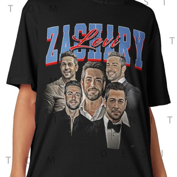 Limited Zachary Levi Shirt Actress Character Movie Drama Series Tshirt box office bootleg 90 Sweatshirt Graphic Retro Unisex Gift Tee ZALE1