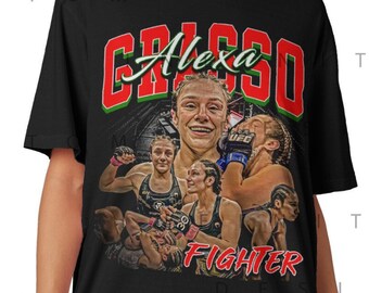 Sepecial Fighters Alex Grasso Shirt American Sport T-shirt Bootleg 90s Retro Sweatshirt GRSA1