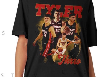 Tyler Herro Shirt Merchandise Professional Basketball Player - noustee