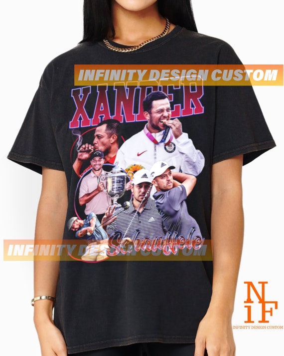 Xander Schauffele T-shirt Pegolf Atlet Merchandise Bootleg