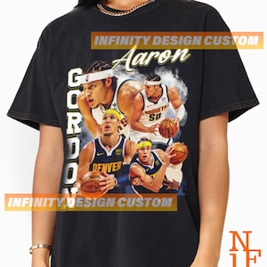 サイン入りTシャツ アーロンゴードン選手 NBA Aaron Gordon - Etsy