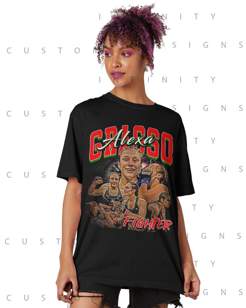 Sepecial Fighters Alex Grasso Shirt American Sport T-shirt Bootleg 90s Retro Sweatshirt GRSA1 image 1