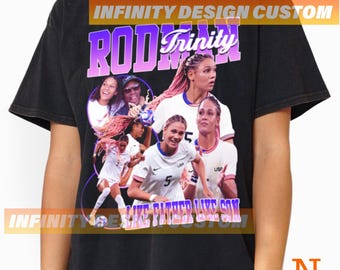 Trinity Rodman T-Shirt: Vintage Graphic Tee, Unisex Football Apparel