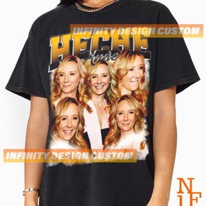 Limited Anne Heche T-shirt Movie Character Actress Vintage Bootleg Hoodie Retro Sweatshirt Graphic Tee INFN617