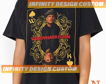 Woody Harrelson T-shirt Movie Character Actress Vintage Bootleg Hoodie Retro Sweatshirt Graphic Tee INFN57