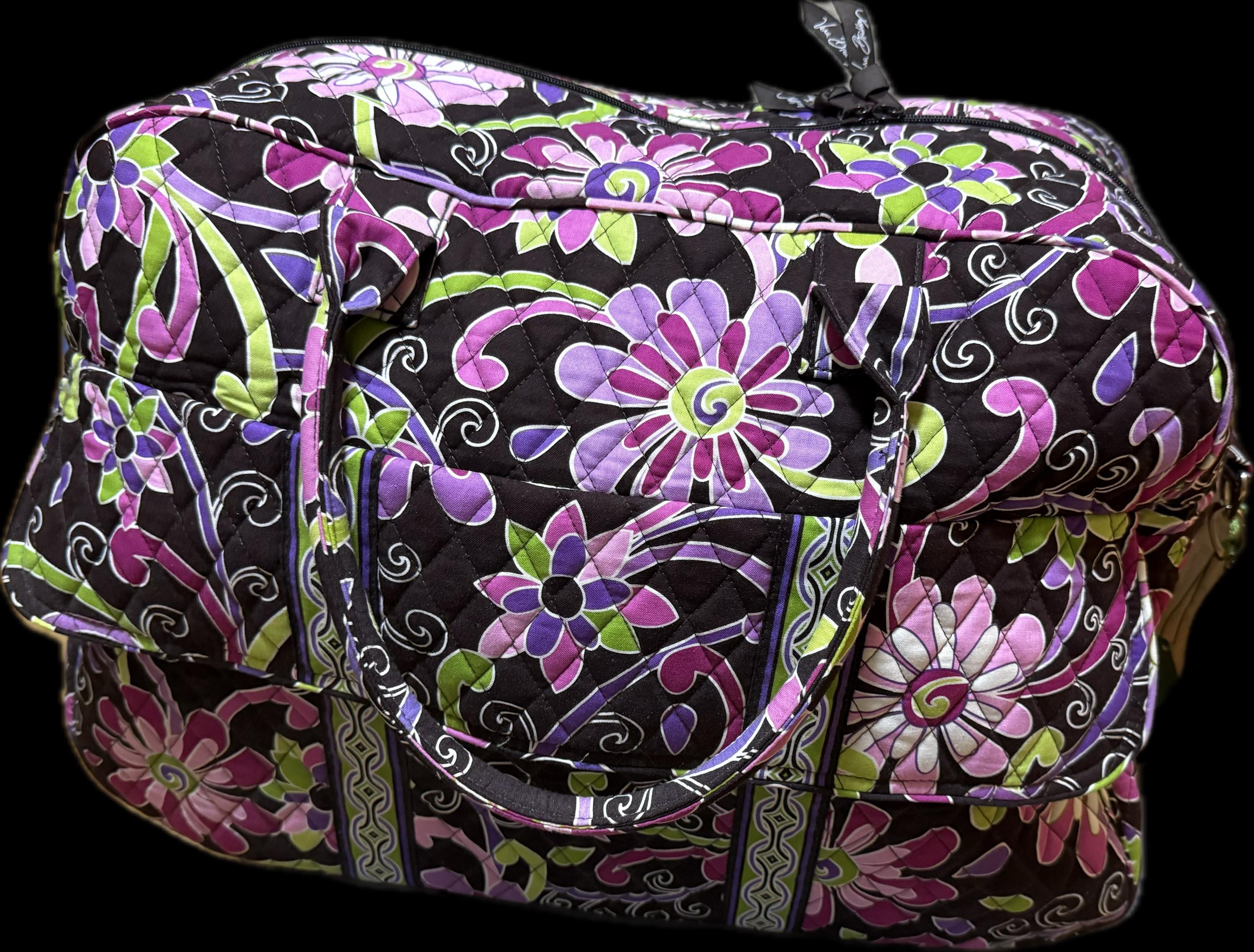 Vera Bradley Purple Punch Grand Traveller Bag - New With Tags - Etsy