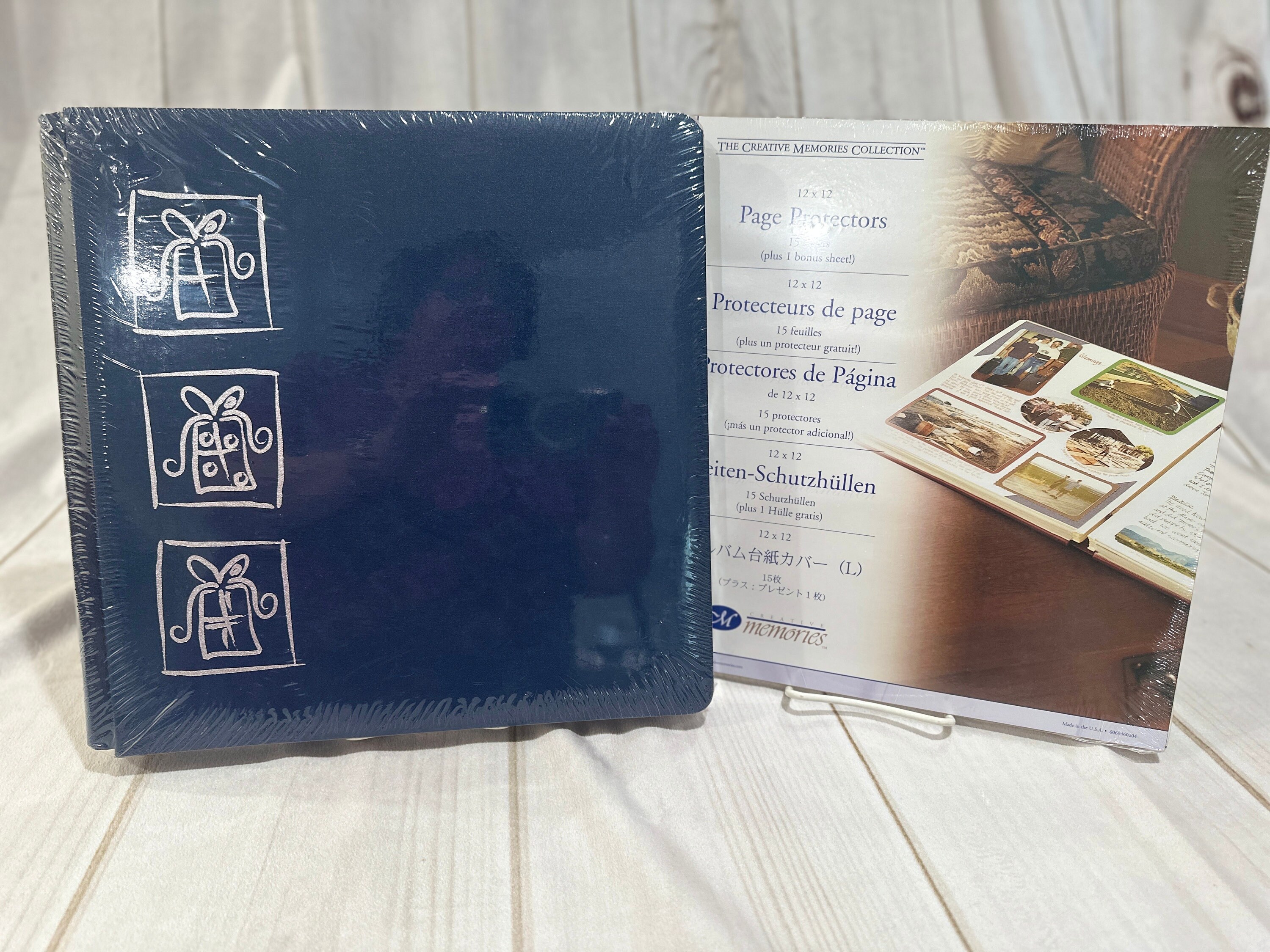 12x12 Ebony Black Scrapbooking Album Cover - Creative Memories