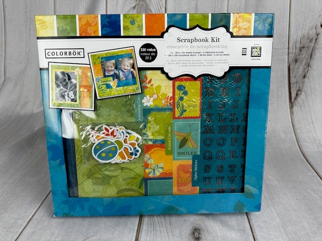 2 Colorbok 12x12 Scrapbook Kits - Nocturne & Love - Paper &  Embellishments