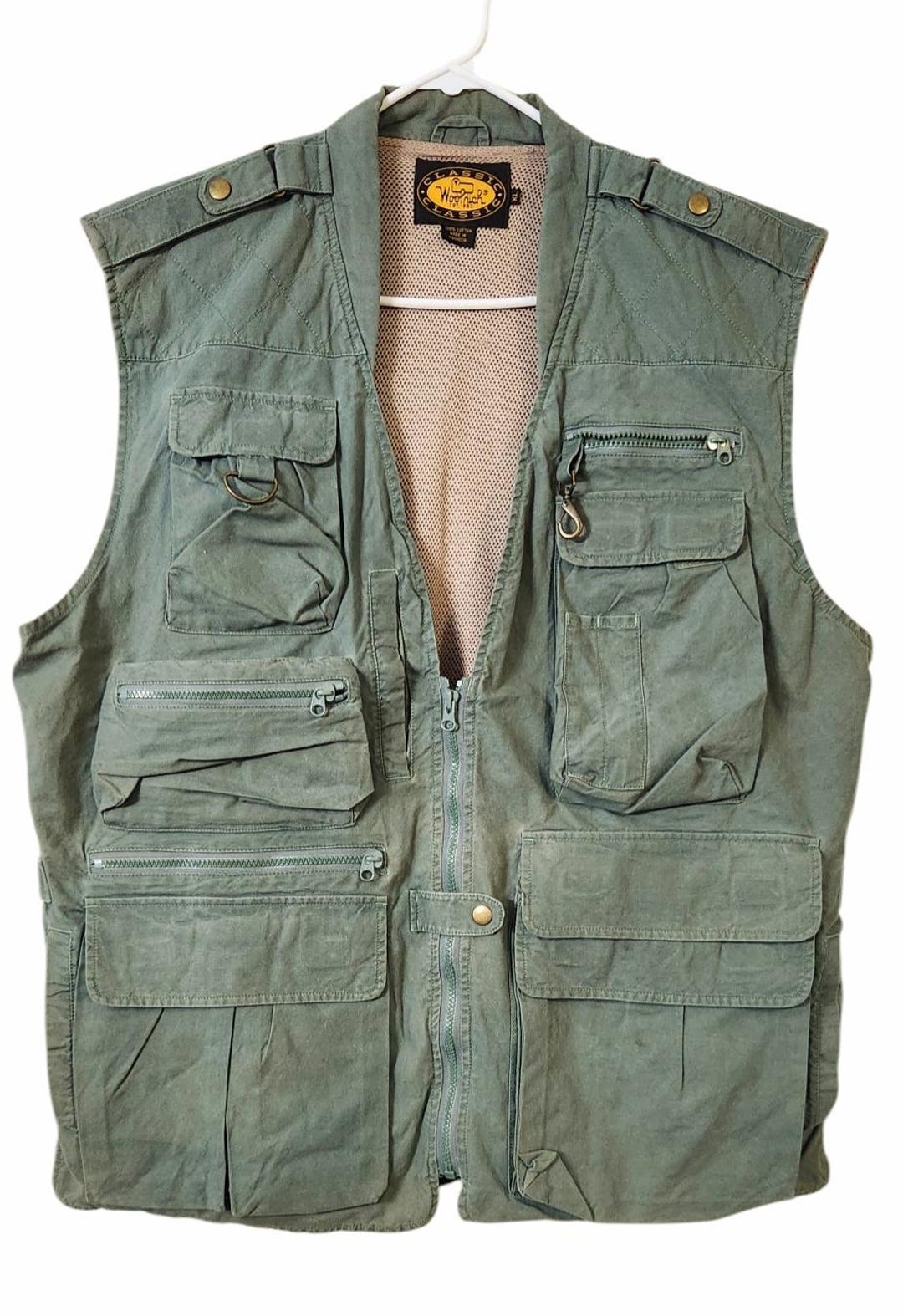 Veste Coupe-vent Orvis Vintage - Homme, Taille XL, Verte, Pêche, USA