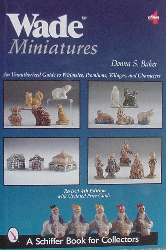 Wade Miniatures Guide for Collectors Book 4th Revised Edition by Donna Baker Gift