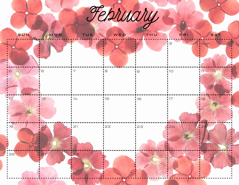 Floral Wall Calendars at Wendell Molina blog
