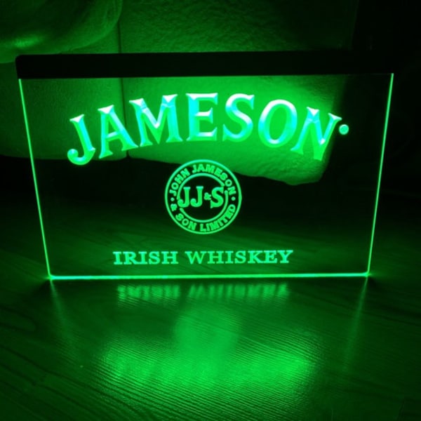 Jameson Whiskey Neon LED Light