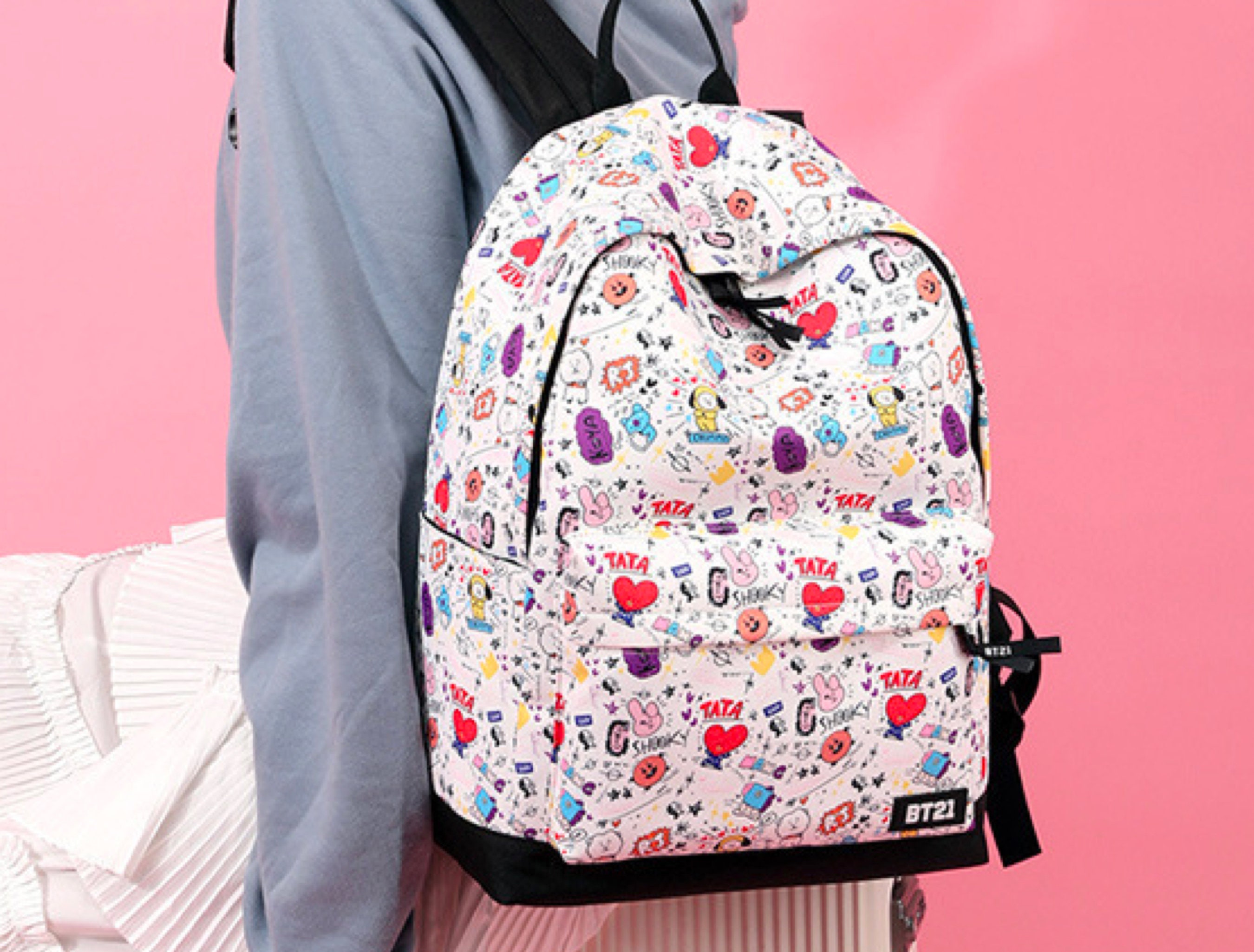 Taehyung-Cutie Backpack Drawstring Bags Gym Bag Waterproof Kpop