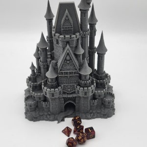 3D Printed Mimic Castle Dice Tower: A Wonderful and Highly Detailed Dice Tower for D&D and Other Games