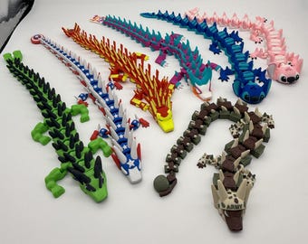Figura de dragón temática impresa en 3D: ideal para decoración y coleccionismo