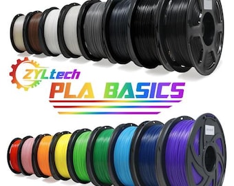 ZYLTech Basic PLA Filament - 1.75mm 1 kg 2.2 lbs - Made in the USA