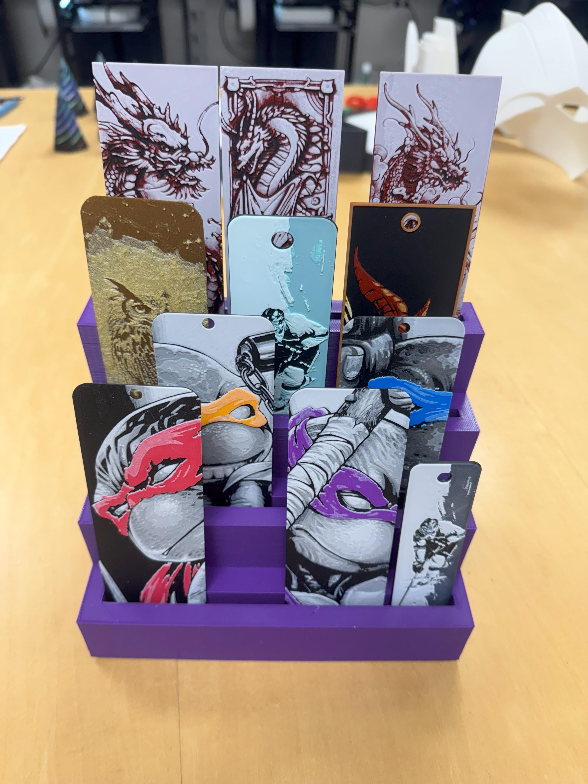 3D Printed Bookmark Display – Perfect for Personal Collections, Art ...