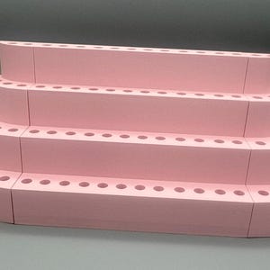 Pen Display 3D Printed 4 Tier Stair Step Combo beaded pen display - Come with all 3 pieces (left, middle and right display)