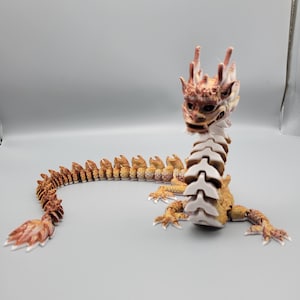 Flexi Factory Articulated Imperial Dragon: A Colorful and Fun 3D Printed Toy