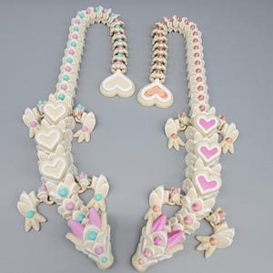 3D Printed 16-Inch Valentine Sugar Cookie Dragon – Adorable & Detailed!