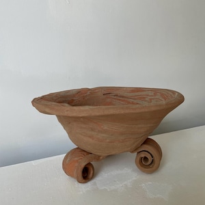 Grand pot de plantation (Ø31cm), coupelle pour bonsaï, superbe pièce unique (#1004) de mon atelier de poterie, fait main, résistant au gel