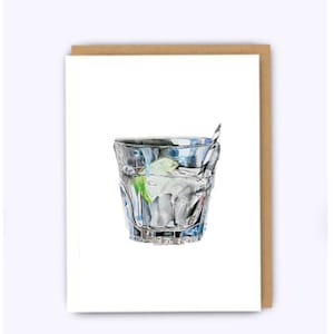 Carte-cadeau Gin Tonic | Original avec aquarelle