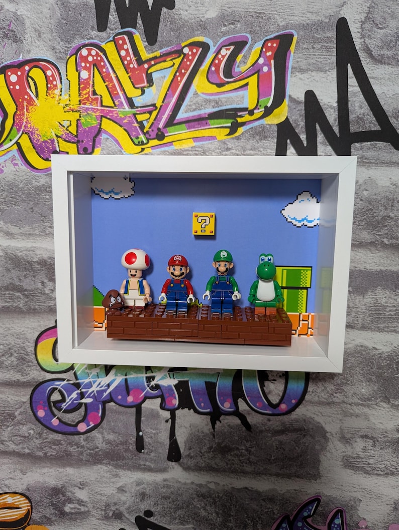 Video Game-inspired Selfie Style Super Character Display Frame ...