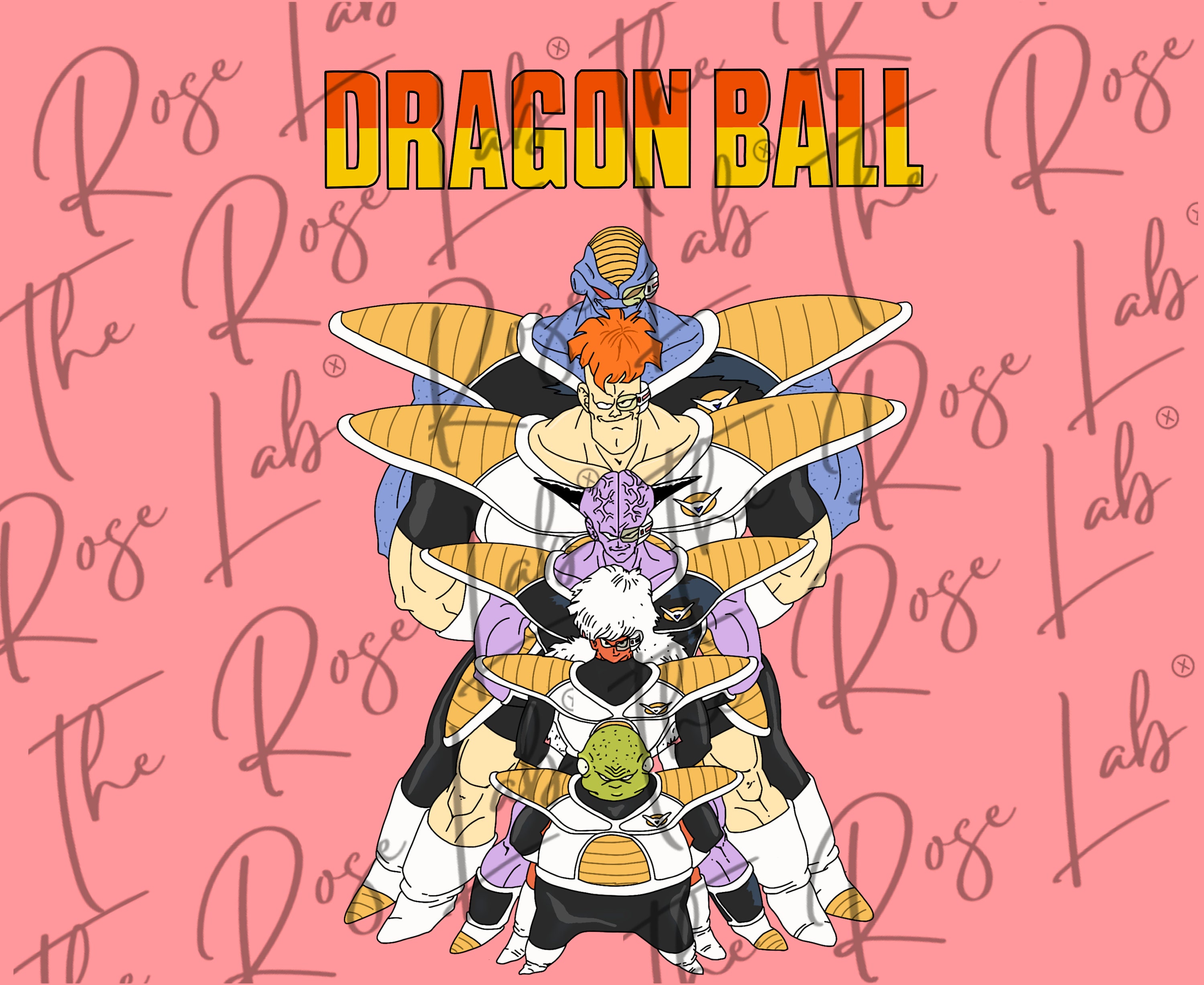 coloring Dragon Ball Z, page ginyu force to print out or color online
