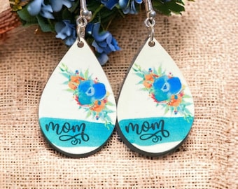 Mom Floral Earrings