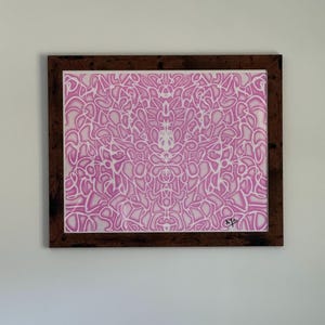 Höheres Herz Lightcode Kunstdruck | Kanalisierte Visionäre Energie Wanddekoration Bild 4