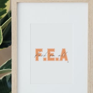 F.E.A - Daniel Ricciardo Quote Poster