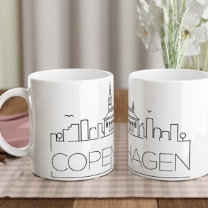 Copenhagen City Skyline - Immerse yourself in the flair of the Danish capital - Perfect for your coffee enjoyment