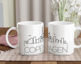Copenhagen City Skyline - Immerse yourself in the flair of the Danish capital - Perfect for your coffee enjoyment