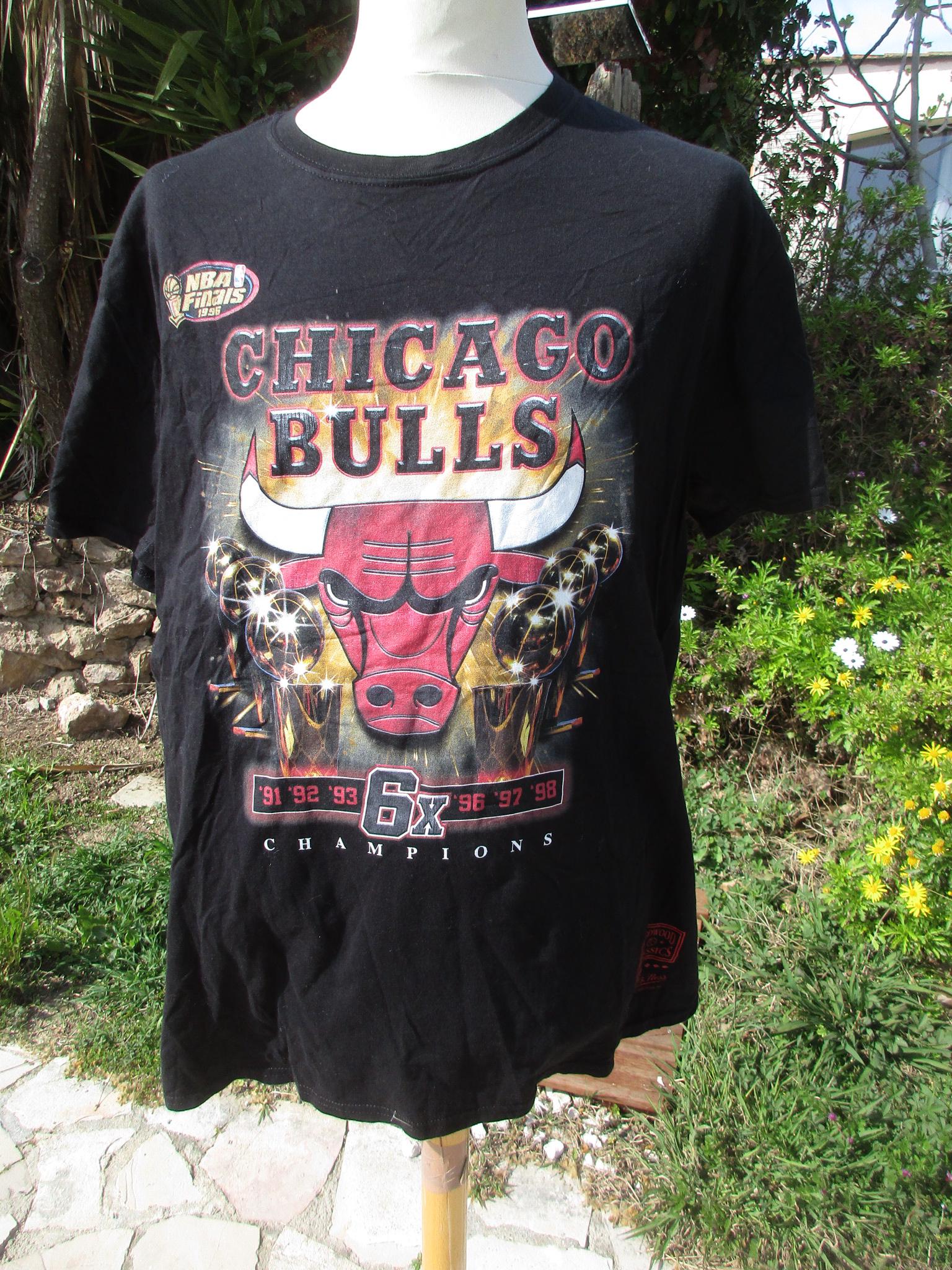New Era - Chemise De Baseball Logo Chicago Bulls Noir
