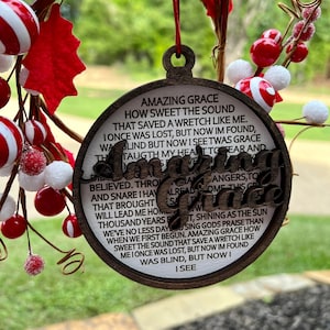Amazing Grace Ornament svg/dxf