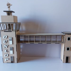 Taglio laser, file digitale. Ponte del percorso di corsa. Inizio fine ponte. File AI, SVG, DXF.