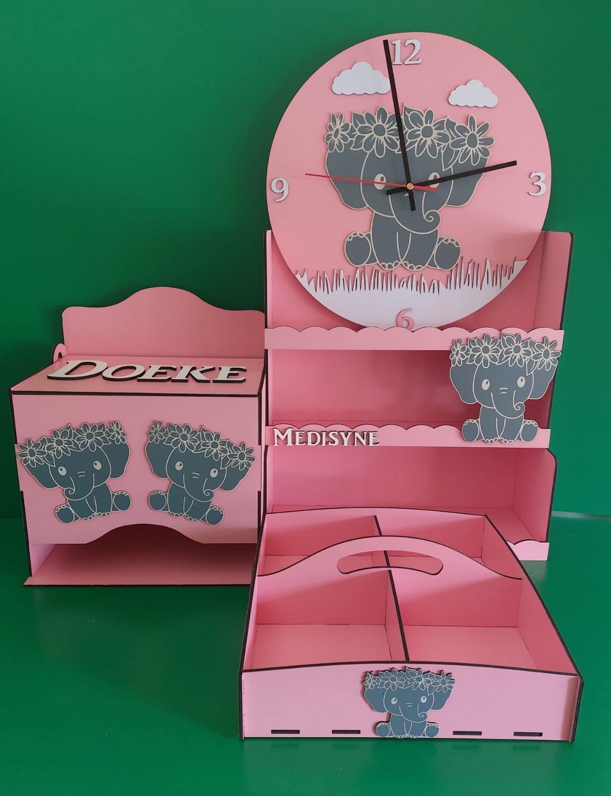 Laser Cut Digital File, Nursery/baby Room Set. Diapers/nappy Box