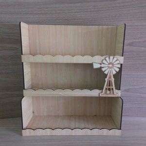 Lasergesneden, digitaal bestand. Medicijnrek voor babykamer of kinderkamer. Medicijnrek voor aan de muur. SVG, DXF, AI-bestand