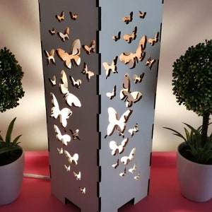 Laser Cut, Digital File. Butterfly night light. SVG,DXF,AI
