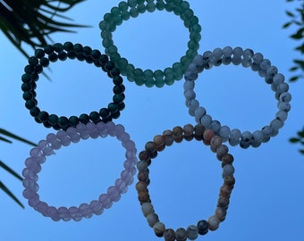 handmade crystal bracelets (6mm)