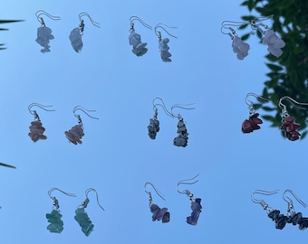handmade crystal earrings